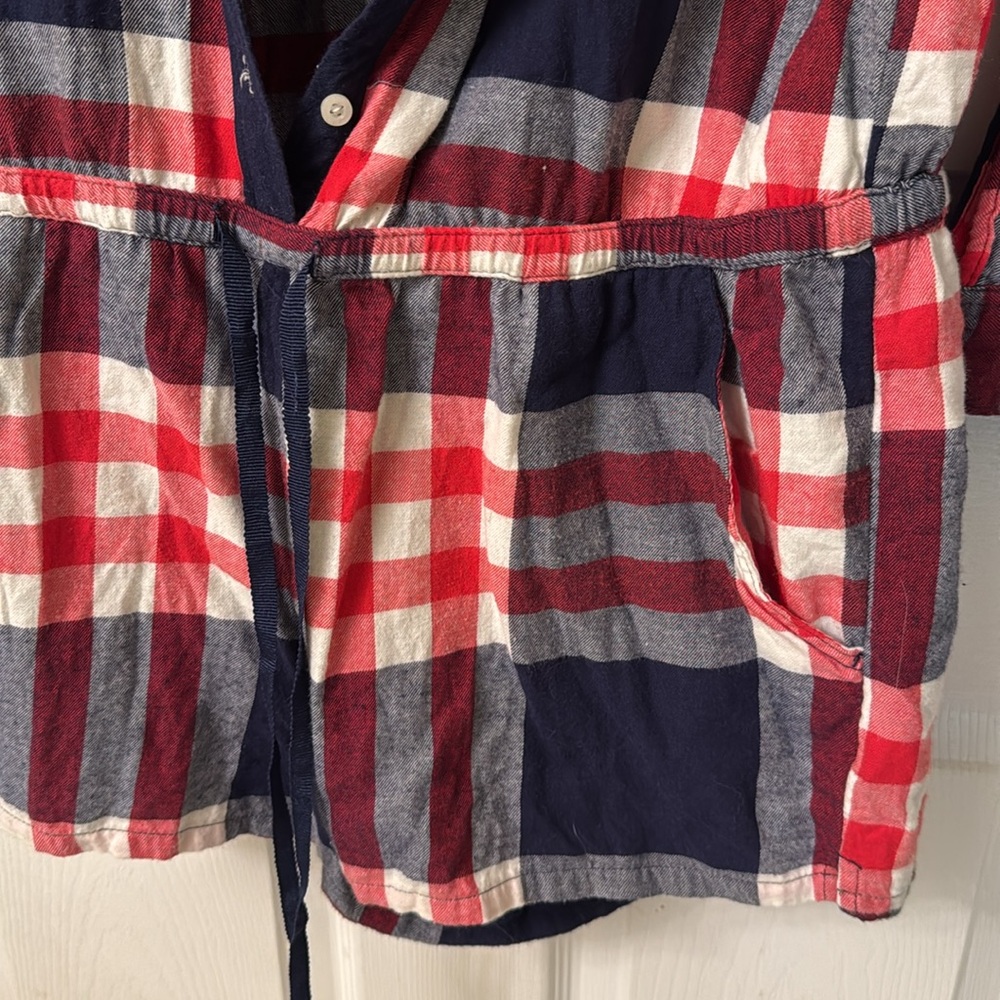 Aerie like new plaid romper - Picture 6 of 7